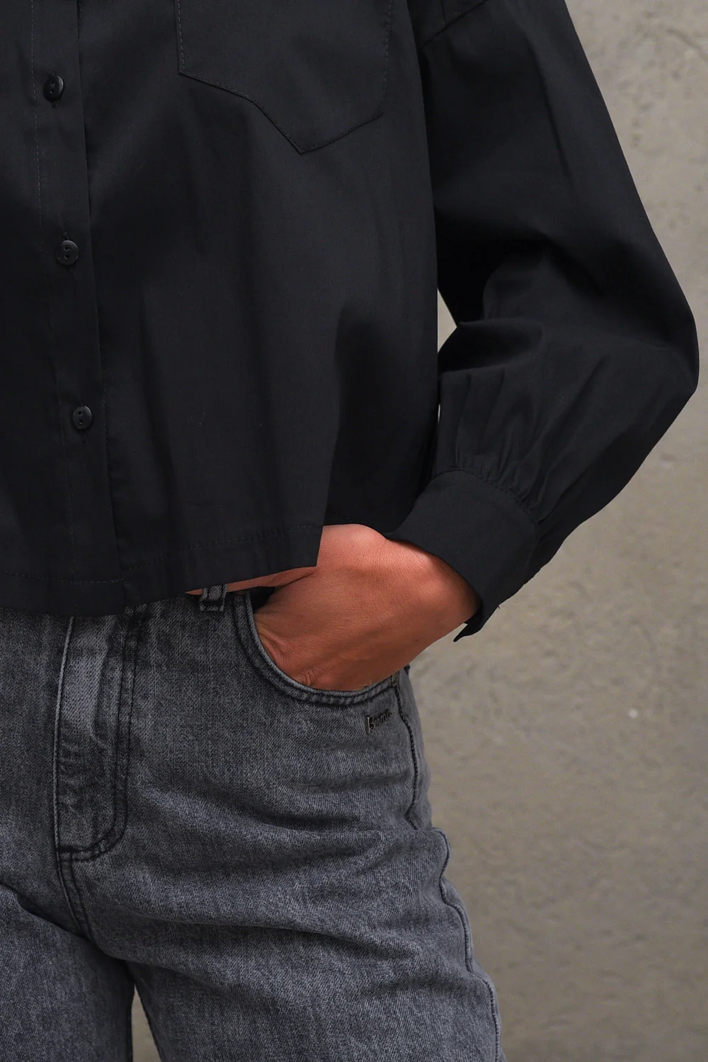 Camicia Corta - Nero - Image 5