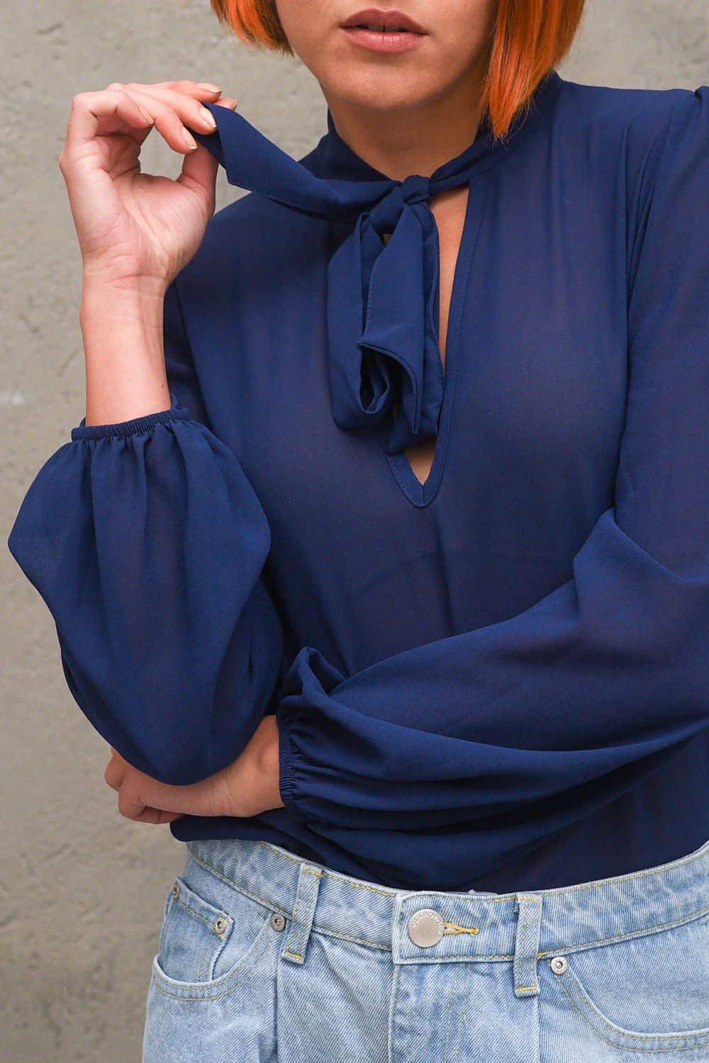 Camicia Fiocco - Blu - Image 4