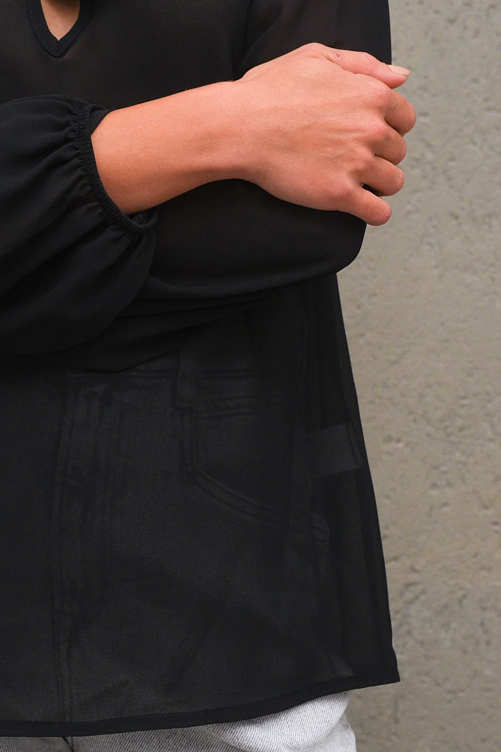 Camicia Fiocco - Nero - Image 5