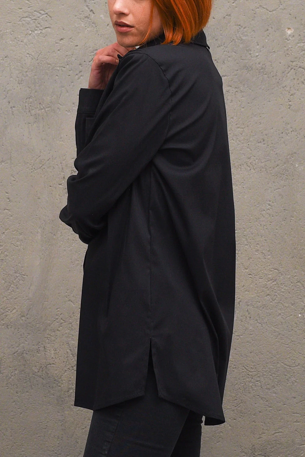 Camicia Over - Nero - Image 4