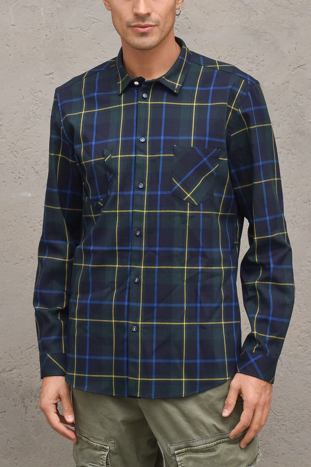 Camicia Quadri - Verde - Image 3