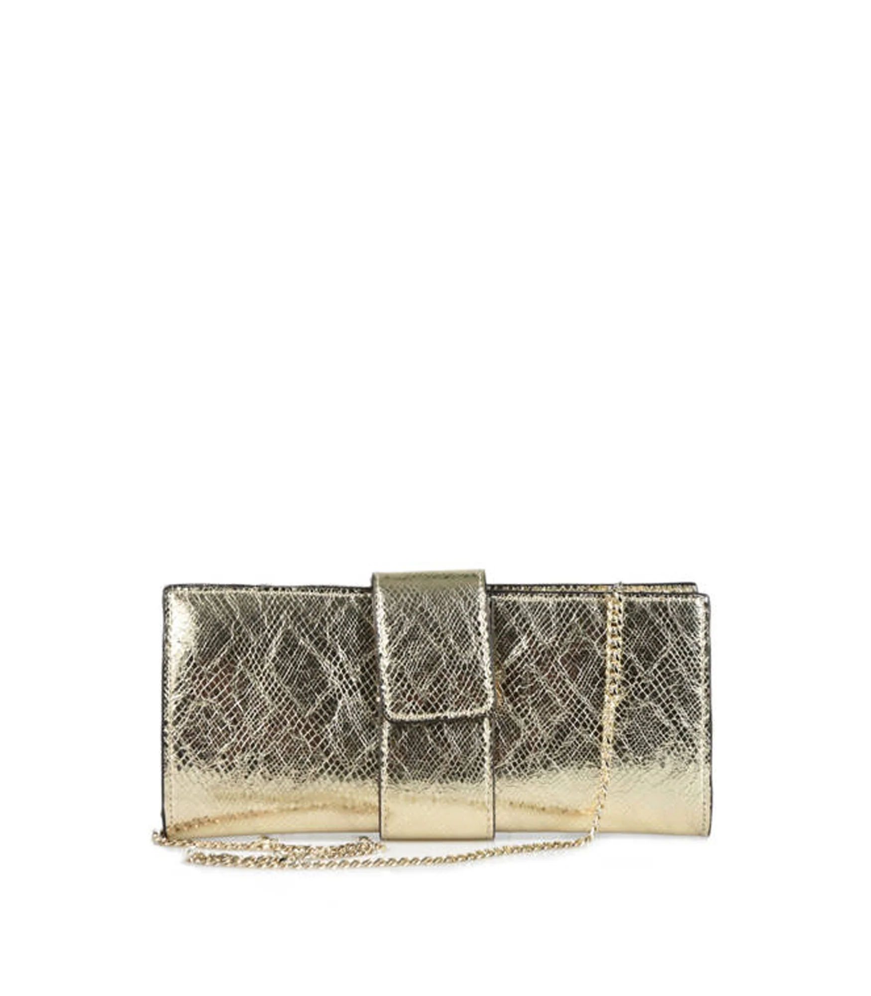 Highlight Wristlet Clutch - Gold - Image 3