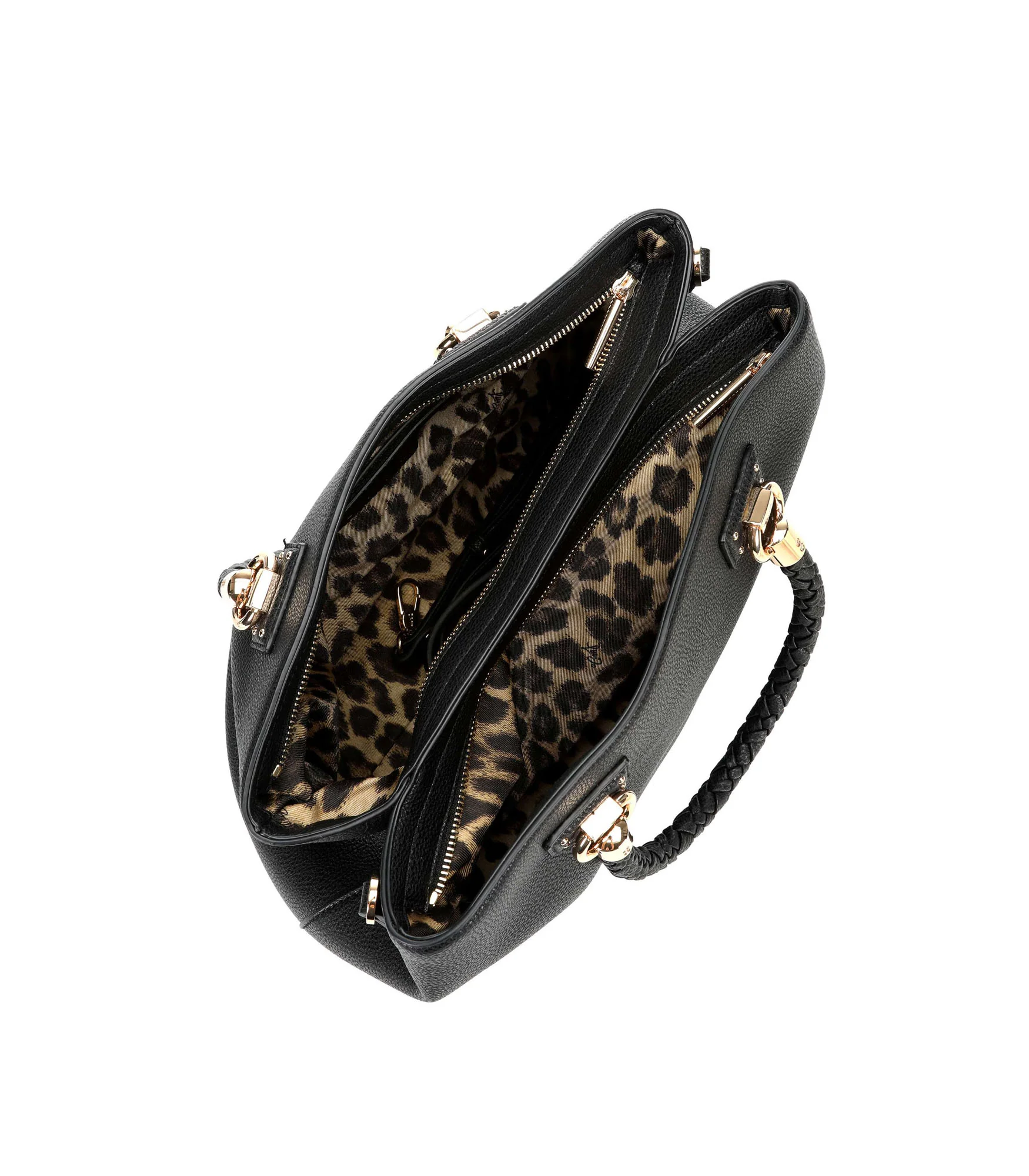 L Satchel Double Zip - Nero - Image 3