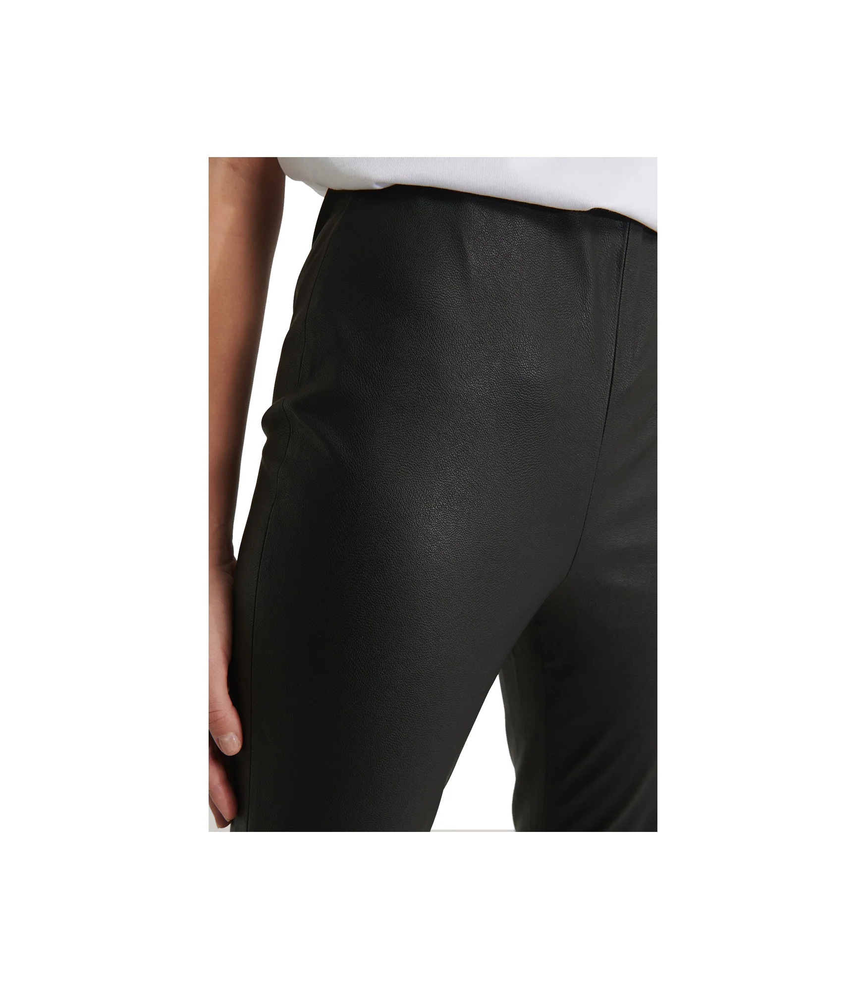 Pu Leggings - Black - Image 3