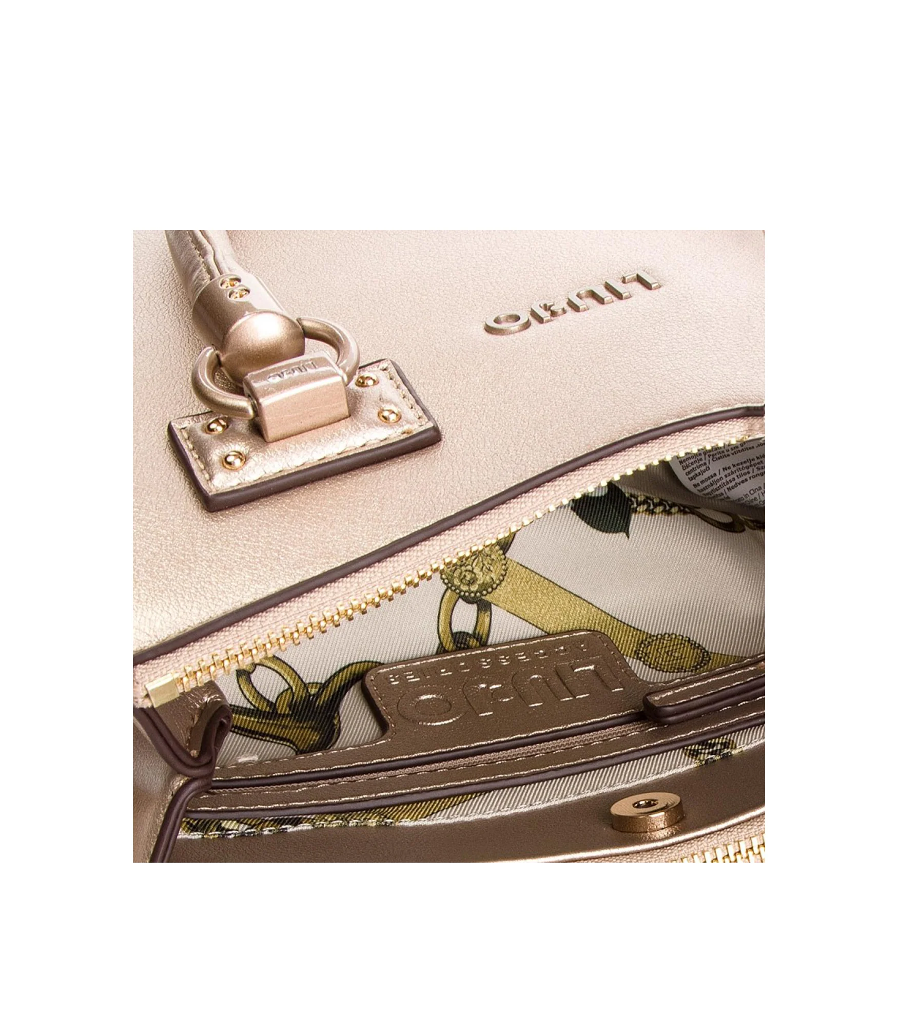 S Satchel Zip - Gold - Image 4