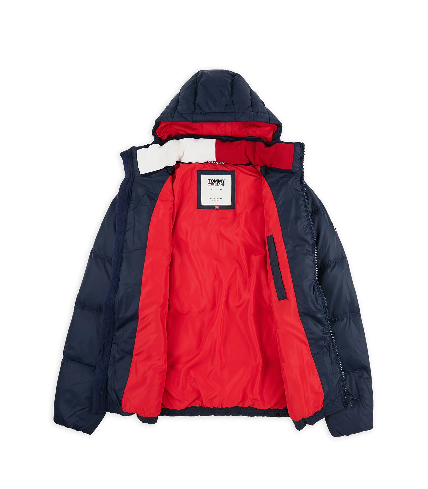 Tjm Essential Down Jacket - Black Iris - Image 3