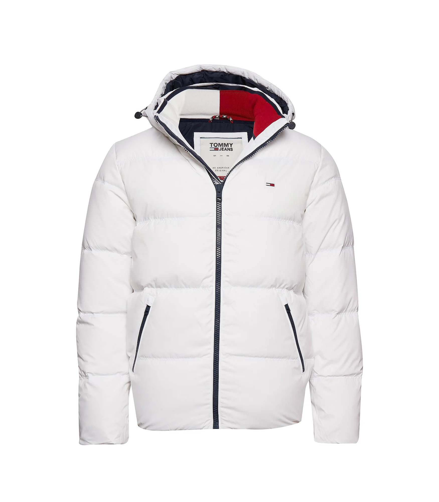 Tjm Essential Down Jacket - Classic White - Image 3